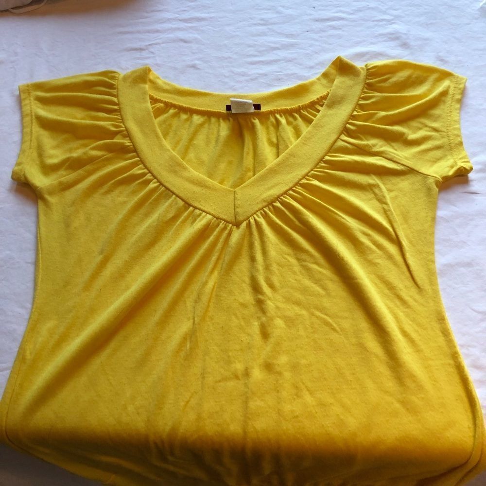 Candy Rain Blouse Yellow Small - Picture 4 of 6